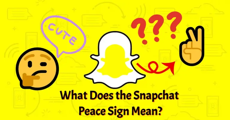 What Snapchat Peace Sign Mean?